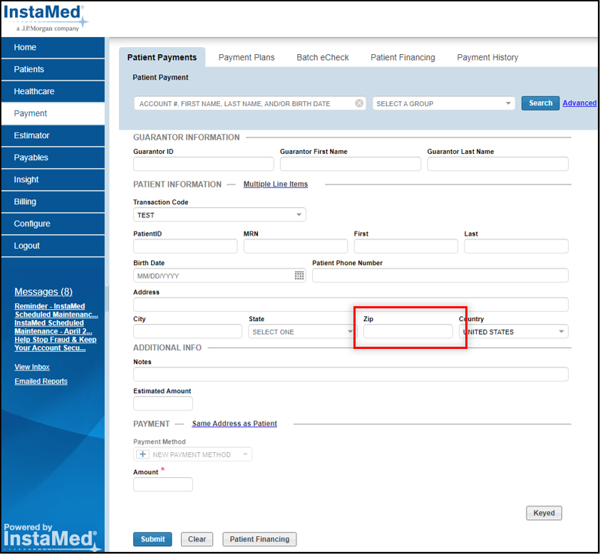 Address Verification Services Billing Zip Codes Requirement FAQ