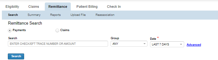 Remittance Reporting
